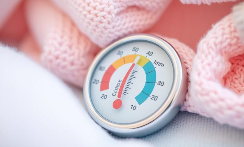 أفضل درجة حرارة لغرفة المولود أثناء النوم