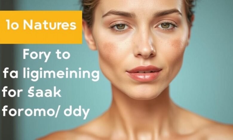 طرق طبيعية لتفتيح المناطق الداكنة في الجسم