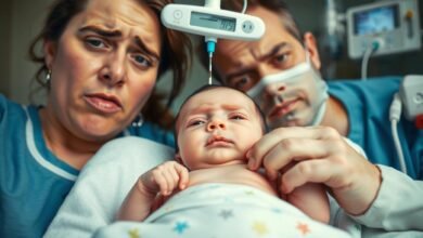 متى يجب استشارة الطبيب لارتفاع حرارة المولود