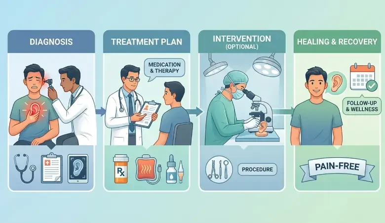 آلام الأذن وعلاجها