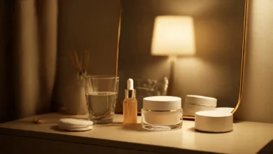 روتين العناية الليلية بالبشرة