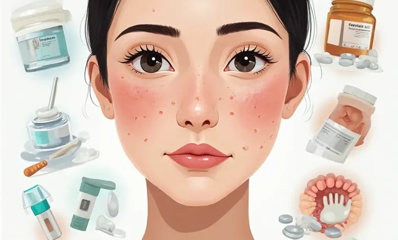 علاج حبوب الوجه